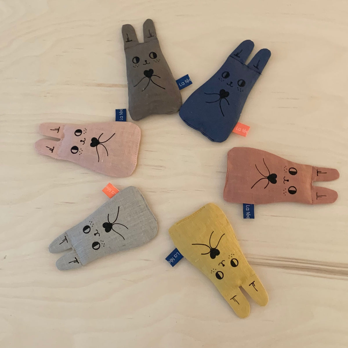 Sac à Craie Rockbuddy Pour Escalade - Lavande Motif Lapin - Neuf, Fait Main